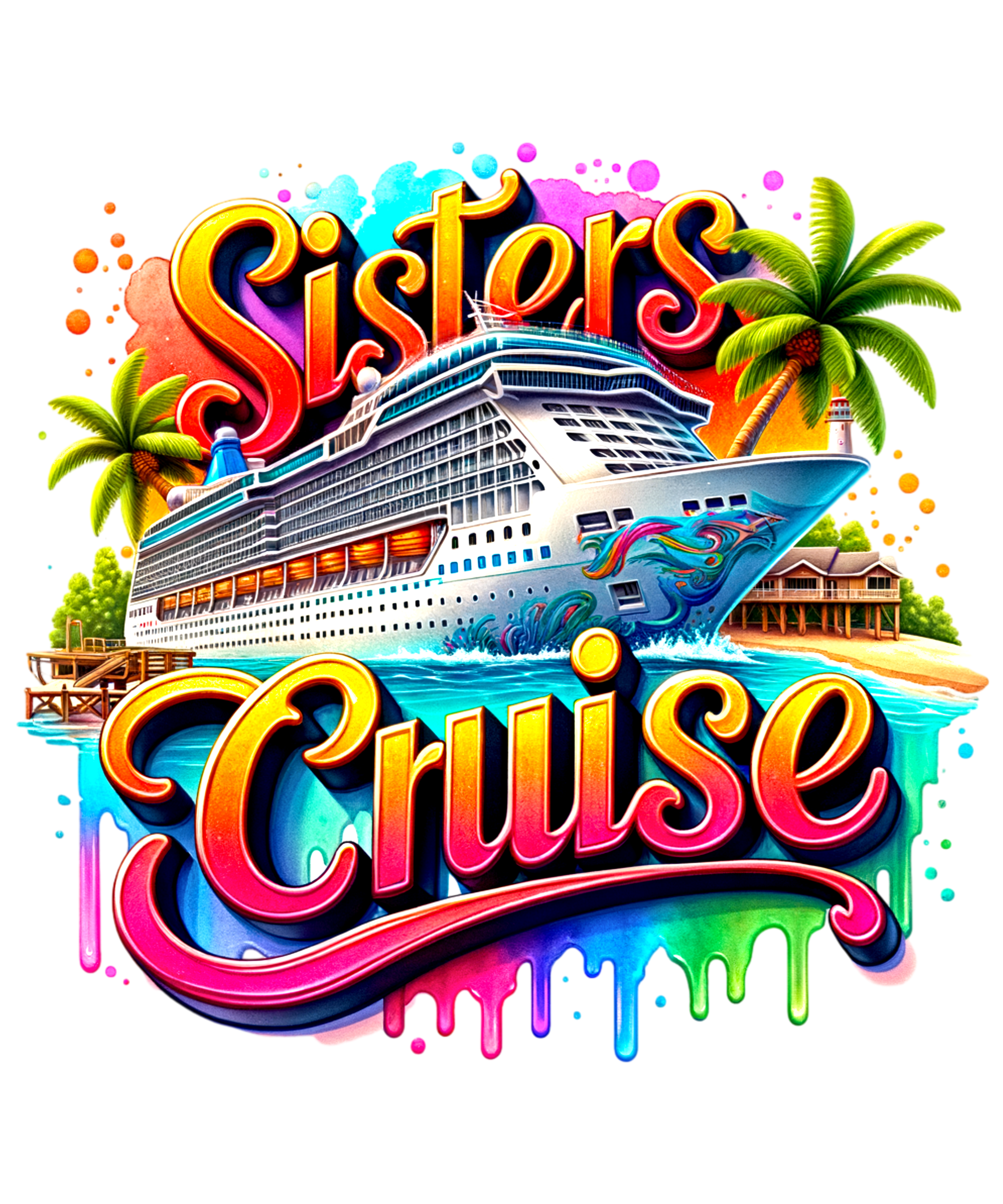 Sister Cruise (DTF Print Only)