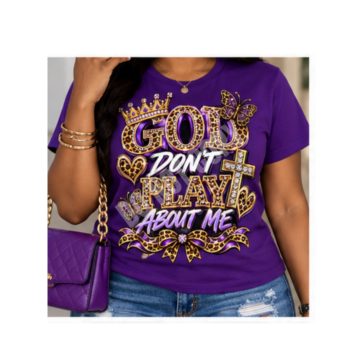 God Don't Play About Me- Purple