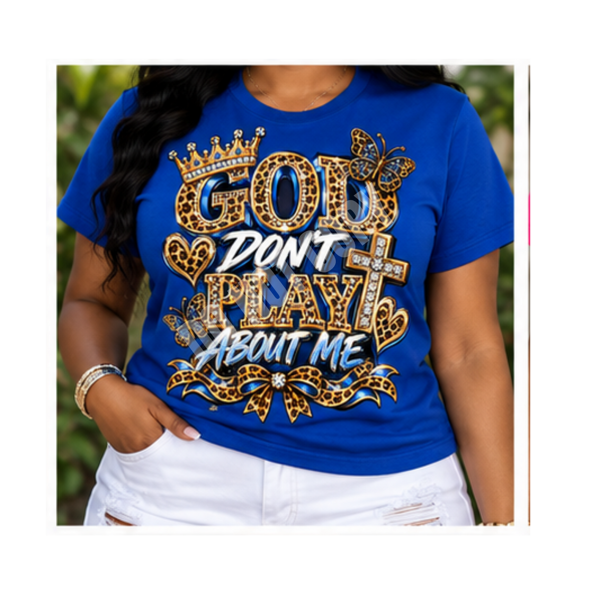 God Don't Play About Me-Blue