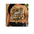God Don't Play About ME- Leopard Print