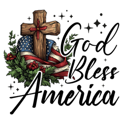 God Bless America (DTF Transfer ONly)