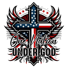One Nation Under God (DTF Transfer Only)